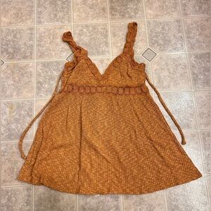 Mini Crochet Knit Cover Up dress
